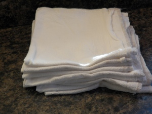 Here are the first twelve "paper towels".
